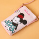 Disney Mobiltelefontasche Frauen Crossbody Neue vielseitige Münzbrieftasche High-End-Nischen-Geburtstagsgeschenk für Kindertag Girls Geschenk
