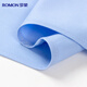 Romon short-sleeved shirt men's bamboo fiber anti-wrinkle no-iron business white-collar formal solid color casual shirt tops men's clothing