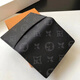 XMSJ2025 Neue M-LV-Männer und Frauen kurzer Brieftasche Mode Taxi-Kartenschlitz kurzklapper Münzen Brieftasche 2-fache Kartenbeutel Schwarzer Farbkartenbeutel mit exquisiter Geschenkbox