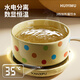 
Constant temperature cat water dispenser yogurt machine in winter heated canned water bowl ceramic insulation water feeding water dispenser pet milk yellow 550ml ceramic bowl + digital display 3 constant temperature pad