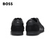 Hugo Boss BOSS New Year's gift Men's mixed material lace-up sneakers TTNM SL lightweight version 005-black 42