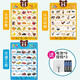 
Kangleguaibaby early education audio poster for babies enlightenment children's understanding of animals, fruits, cognition of animals, wall stickers, toys, three-character classics