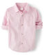 GYMBORee Gymboree and Toddler Long Sleeve Button-Down Shirt, Simple Pink, 8, Simple Pink, 8 Simple Pink 8