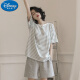 Disney's new pajamas for 2025 for women's summer cotton short-sleeved two-piece summer striped home clothes, free YZT9859 with M women's style, recommended 80-Jin [Jin equals 0.5 kg]
