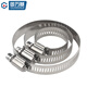 GUWANJI hose clamp 304 stainless steel clamp quick installation pipe buckle clamp water pipe clamp fixed ring pipe clamp M59-82 10 pieces