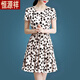 Hengyuanxiang Ice Silk Robe 2025 Nouvelle jupe florale haut de gamme d'été avec taille mince couvrant le ventre petite jupe maman glacée Silk 9902 jupe m 100jin [Jin est égal à 0,5 kg]