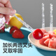 Meliya fruit fork disposable fork food grade dessert cake fruit snack fork 100 pieces