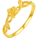Saturday Lucky Yellow 18K Gold Ring Female Flower Birthday Gift C0114758 No. 12