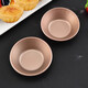 Vieruodis carbon steel egg tart mold holder for steamed rice cake rice hair cake small cake home baking tool non-stick bottom cup 6 packs, upper diameter 82 lower, 46 high 25mm
