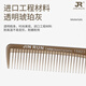 Manika professional men and women haircut combs, haircut combs, hair salon special haircut combs, home haircut combs, dual-purpose haircut combs, transparent amber gray-15923