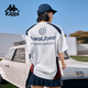 
Kappa (Kappa) back-to-back sports t-shirt for men's summer new casual short-sleeved American training top for women black-9902XL