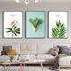 
New Chinese style living room decoration painting sofa background wall triple mural Ping Anxie Creative Restaurant wall hanging painting [68 flowers persimmon-16786] 40*60cm-suitable for living room 2-4 meters wall width