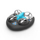 JJRC HOT MINI Mini avion, eau, terrain, air, trois en un jouet de drone imperméable 2,4 g de télécommande cadeau, terre, air, air, avion [bleu + double électrique]