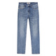 Bosch Fort counter jeans for men's spring and summer loose straight pants versatile extended trousers elastic casual washing trend blue regular 15619 29 (29)