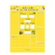 Aides pédagogiques traditionnelles chinoises à Hong Kong, Macao et Taïwan Chinois et anglais Children's Calendar Mether Cognition Board Kindergarten Early Education Magnetic Toys Toys traditionnels chinois Small Yellow Board Calendrier magnétique Aspiration magnétique