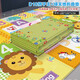 Bébé et tout-petit tapis rampant à double face maison de salon de salon de jeu de jeu épaissie pliable bébé rampe rampe de bébé