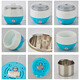 Junmo Home Machine de yogurt de acero inoxidable Copa de tamaño pequeño de tamaño pequeño Vino de arroz Máquina de fermentación Natto Dormitorio totalmente automático One Person come Copa de tamaño azul ácido (da 10 polvo de fagensis pequeño)