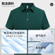 汇彩衫弹力冰丝POLO衫工作服定制夏季翻领短袖企业公司员工装T恤印logo 【冰丝抗皱】DC-677T恤短袖 墨绿 XL