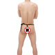 Hombres de gran tamaño de los hombres Terrela de oso fuerte japonesa SUMO SUMO Pantalones de seis pies de seis pies Pantalones de tono de tanga atado Pantalones de cadera desnuda de bolsillo