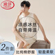 LangSha Light Luxury Ice Silk Pajamas Men's Summer Vest New Large Size Thin Sleeveless Men's Modal Home Clothing 12027 2XL Suitable for Weight 160-180Jin [Jin equals 0.5 kg] Casual Home