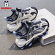 BOBDOG (BOBDOG) BOBDOG children's sports sandals boys' shoes 2025 new youth shoes non-slip boys beach shoes LY920K black blue 31 shoe inner length 19.8cm