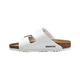 勃肯（BIRKENSTOCK）男女款经典舒适百搭轻便Arizona双扣拖鞋  白色 37