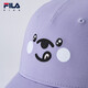 Fila Fila children's accessories baseball cap 2025 summer new style sun protection peaked cap for boys and girls, sun hat, butterfly purple-PU S
