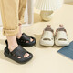 Sandalias para niños de verano Estilo coreano niños Niños y niñas zapatillas nuevas EVA Color sólido Beach Bactou Hole Zapatos Caki 15.5 (tamaño 24-25) Longitud de aproximadamente 15.5 cm
