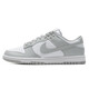 
Nike (Nike) men's shoes official DUNK LOW sports shoes retro rubber sole low top lightweight casual shoes DD1391-103/white/fog gray 39