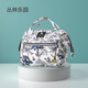 Bolsa de mamá Yixuan Mommy Multifuncional Bolsa Maternal y Baby Baby Bolsa de transporte pequeña y liviana con Madre con Baby Simple Gray