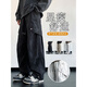 Ziweiqi American Workwear Casual Hosen Herren Frühling und Herbst lose geraden Gezeiten K9855 Black M 80-100jin [Jin entspricht 0,5 kg]