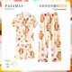 S.SOFEA奶呼呼短袖三件套少女休闲家居服 套KK14137# 175 L【建议100-115斤】