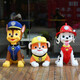 Cartoon animation character Paw Paw Team Fiberglass Sculpture Shopping Mall Real Estate Real Estate Kindergarten Landscape Decorative Ornaments Paw Dog Combination Three-piece Set