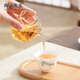 Mr. Nanshan Kungfu tea set accessories heat-resistant glass tea sea tea divider tea ceremony spare parts lotus glass fair cup lotus glass fair cup