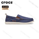 卡骆驰（crocs）男鞋卡骆驰帆布鞋男士乐福鞋一脚蹬休闲平底鞋 |207635官方旗舰正 深蓝色_水泥灰-46K 41 -42 (260mm) M8