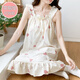 Sofea sommer sweet groß in nachthemd mit Brustkissen dünne lose Fett MM Home Kleidung Y6623# Pink 170 m