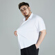 Ayou Fat Summer Loman большой размер рубашка рубашка льда Elastic Loak Business Casual Rilling Runte Men Men Men