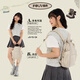Fouvor Sac à dos pour les femmes Lightweight Casual Travel Bag Collège Étudiant SCHOOLAGE 2025 Nouveau Fashion High-Value Commutant petit sac à dos Beige [Byle B]