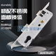 XMSJ old aluminum alloy door lock break bridge aluminum swing door transmission lock break bridge door lock white broken bridge door lock plastic steel lock black paired with 9230 lock body /gt55mm x universal x without key