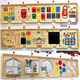 
Weifanjia Kindergarten Early Education Wall Toys Wall Game Board Montessori Teaching Aids Science Popularization Corridor Decorative Wall N21-White Counting Flat Index Mathematics Exercise