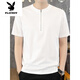 
Playboy (PLAYBOY) Men's Short Sleeve T-shirt 2025 Summer New Fashion Stand Collar Half Zipper Polo. Shirt Thin Solid Color Half Sleeve Clothes 1585 Green M