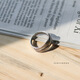 Bucklele Flow Ring Männer trendige Persönlichkeit Imitation Thai Silber-Mund-Ringe Kaltstil Herrenzubehör Retro Linie Single Ring J1047 Flow Ring Verstellbares Öffnen