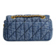 Entrenador (entrenador) Bolsa de mujeres Counter de 24 años Nuevo Tabby 20/26 Denim Bolsa de cadena magnética Acolchada Bolsa Crossbody Women's Women [Small] Denim Blue CR701-B4/In