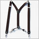Changyin four-clip strap clip hook overalls 2.5cm wide suspender belt Fashion hook suspender clip trendy hook black 2.5cm