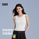 Semir Vest Damen Short Bow Gentle Sommer 2025 Mode, eng gestickte runde Hals Top 109325102001