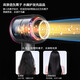High-speed hair dryer Dyson Flat 1 1 brushless motor bladeless hair dryer household negative ion high-power quick-drying smart hair care special purple hair dryer delivery bracket