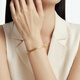 Chow Tai Fook's Broken Gold Bracelet Bracelet Lady Bracelet Birday Gift (Frais de travail: 1620 min) EOF1476 58 mm Full Gold Environ 18,58g