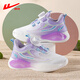 
Huili girls' sneakers spring and summer children's shoes casual mesh breathable boys' running shoes 1381 purple 35