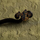 Su Shiliu ebony hairpin Xiangyun ancient style wooden hairpin Chinese style Hanfu hairpin birthday gift for wife and mother Xiangyun ebony hairpin