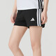 Adidas Frauensportanzug 25 Sommer neue dreistreifen lässige Kurzärmer-T-Shirt Lose Fünfviertel Hosen Shorts zweiteiliger JM8836+JY8574 XL